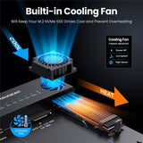 GRAUGEAR Bidirektionale Klonstation für M.2 SATA M2 NVMe SSDs und 2,5"/3,5" HDDs/SSDs Festplatten