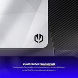 ENDORFY Crystal Onyx White L Mauspad weiß rutschfest 450 x 400 mm