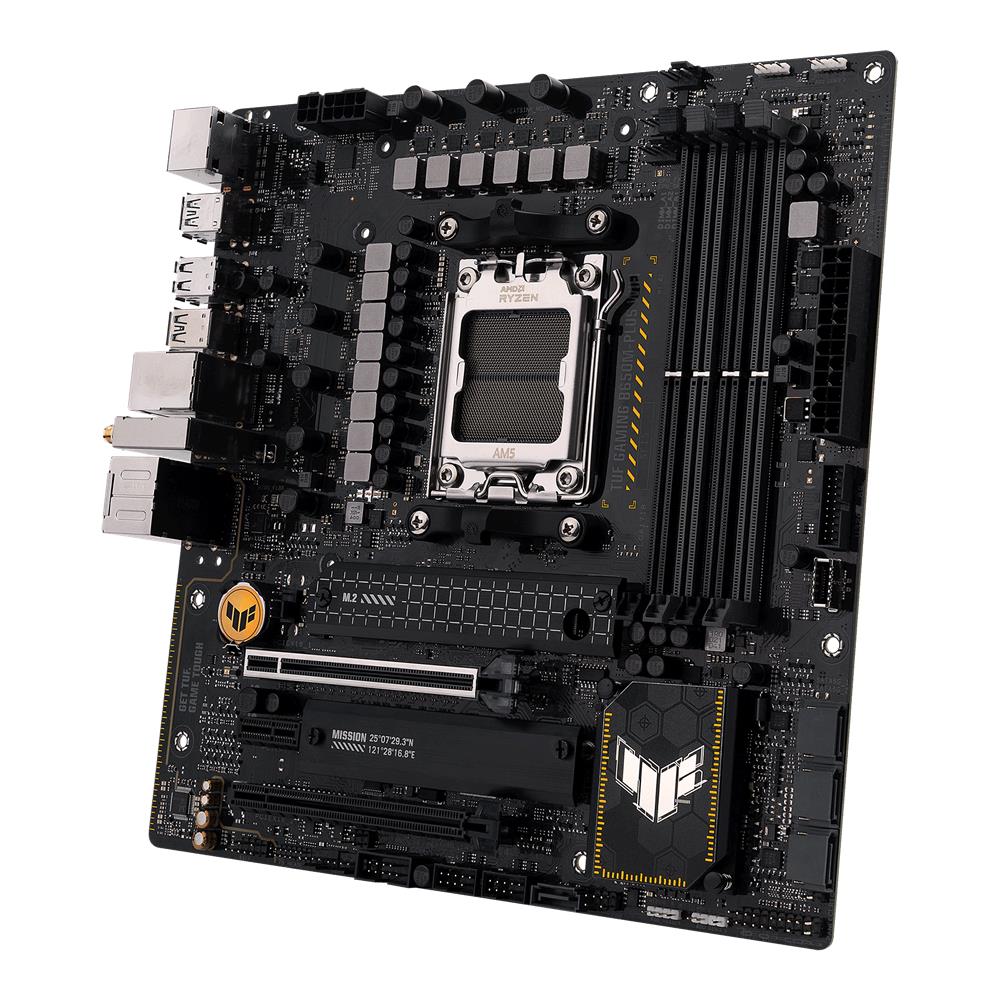 ASUS TUF GAMING B650M-PLUS WIFI Mainboard Sockel AMD AM5 Ryzen 7000 micro-ATX PCIe 5.0 DDR5