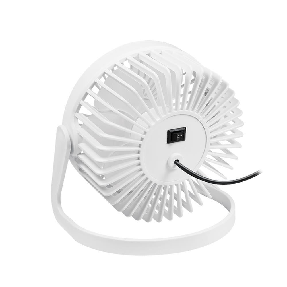 LogiLink USB-Schreibtischventilator, 12,7 cm, 30 dB, weiß