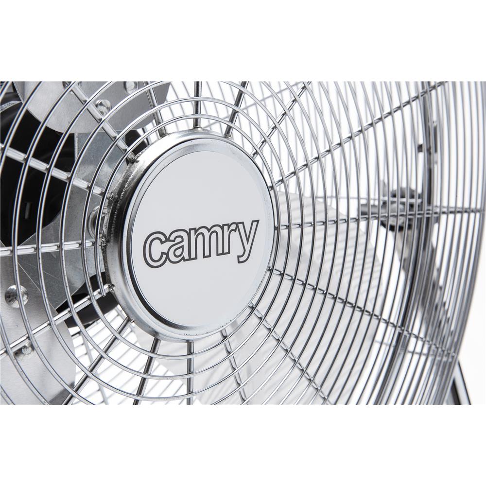 Camry CR 7306 Ventilator Chrom 45 cm Durchmesser 3 Geschwindigkeitsstufen Lüfter