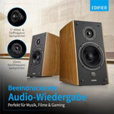 Edifier R2000DB – 2.0 Bluetooth Lautsprecher, 120W RMS, Optical, Warm Oak