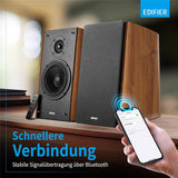 Edifier R2000DB – 2.0 Bluetooth Lautsprecher, 120W RMS, Optical, Warm Oak