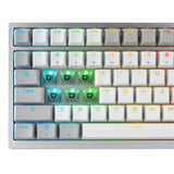 ASUS ROG Azoth White RGB Gaming-Tastatur (QWERTZ Layout, mechanische ROG NX-Snow Switches, weiß)