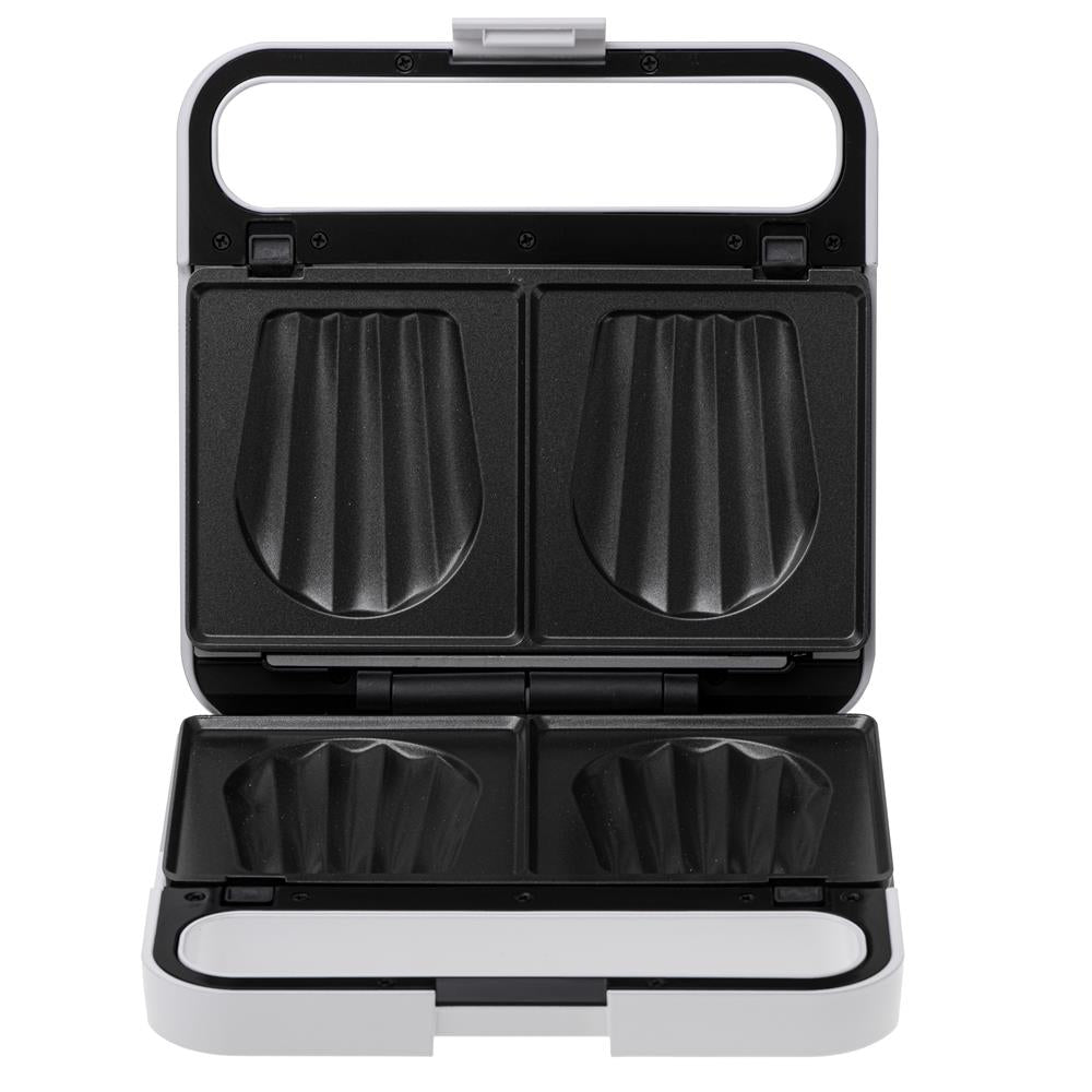 Adler AD 3070 2in1 Sandwichmaker Kontaktgrill 1100W antihaftbeschichtet weiß