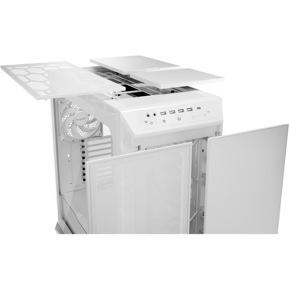 be quiet! Dark Base Pro 901 White PC-Gehäuse, Full-Tower, Fenster, 3x Lüfter, austauschbare Cover