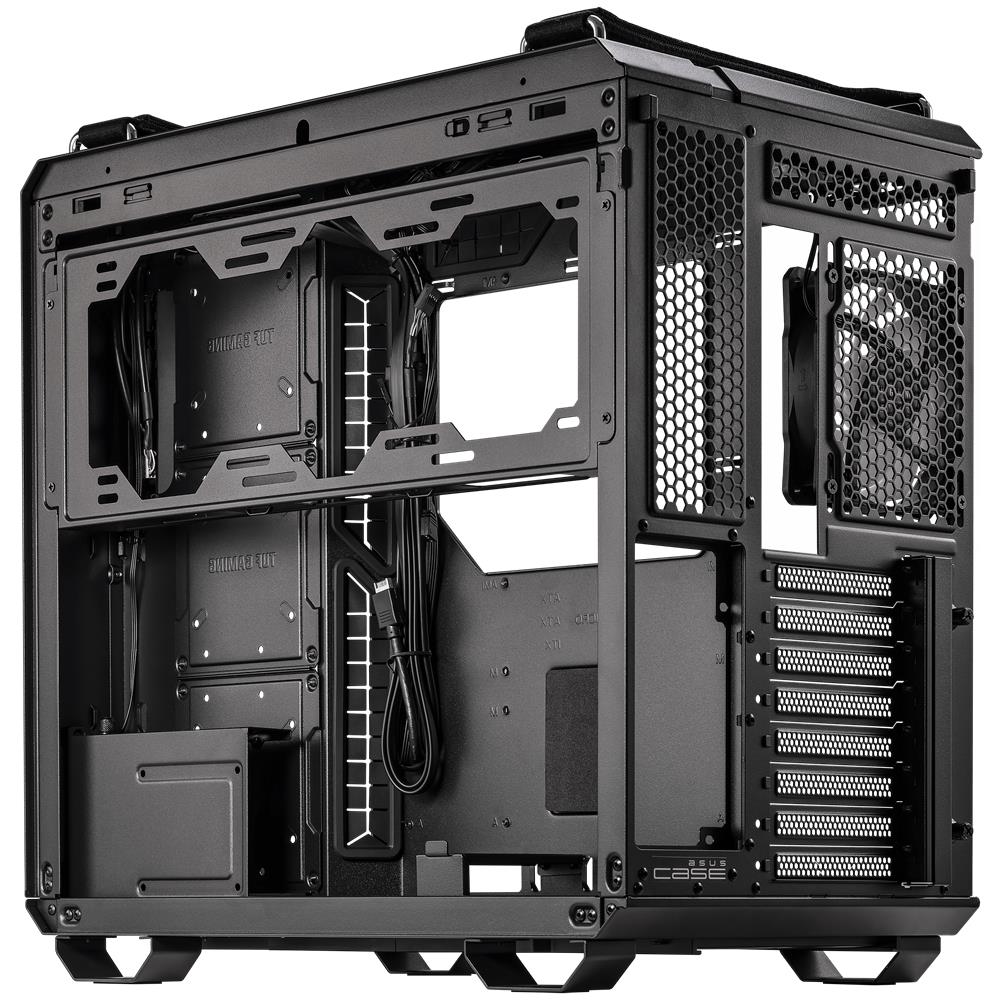 ASUS TUF Gaming GT502 PLUS TG Black modulares Zweikammer PC Gehäuse