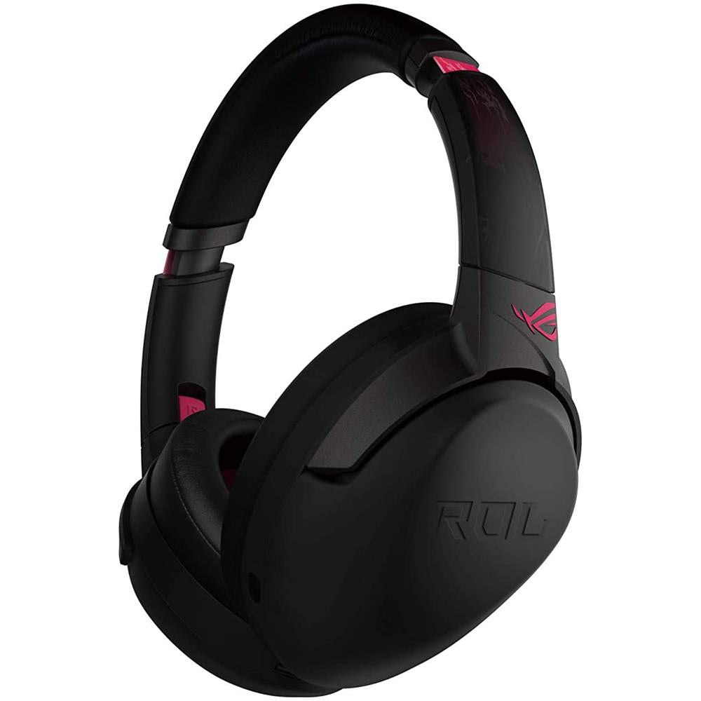 ASUS ROG Strix Go 2.4 Electro Punk Gaming Headset kabellos 2,4GHz USB-C AI Noise Cancelling Mikrofon