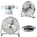 Camry CR 7306 Ventilator Chrom 45 cm mit 3 Stufen