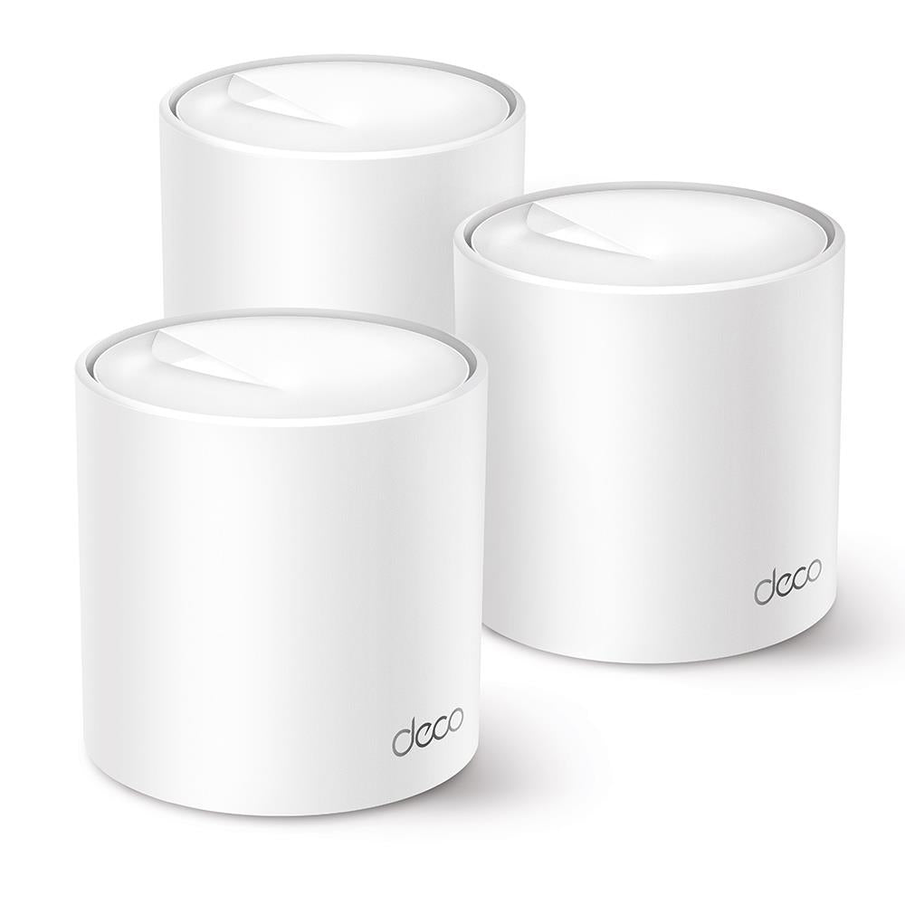 TP-Link Deco X50 Mesh WLAN Set 3er Pack AX3000 Dual Band Router & Repeater WPA3 Reichweite bis 604m²