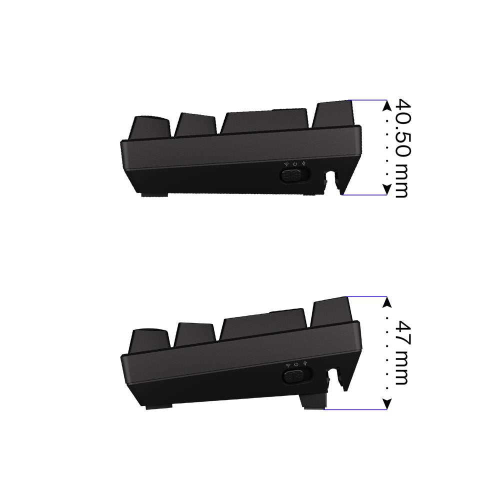 ENDORFY Thock Compact Wireless NO Red, mechanische Tastatur, Bluetooth, schwarz