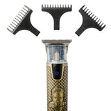 Adler AD 2970 Profi Barber Haarschneider Trimmer, Rasierapparat Konturenschneider für Bart, Nacken und Haarlinien, Keramikklinge, USB-C, Metallgehäuse Golden