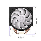 ENDORFY CPC Spartan 5 MAX ARGB, CPU-Kühler, Schwarz, Beleuchtet