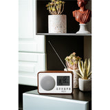 Camry CR 1153 FM-Digitalradio Weiß/Braun