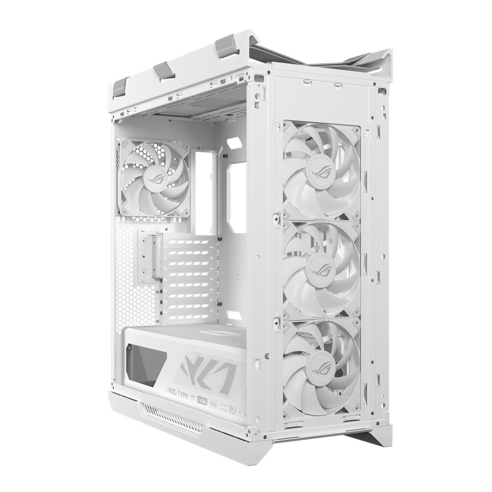 ASUS ROG Strix Helios II White EATX Mid Tower Gaming PC Gehäuse mit 4 Lüftern