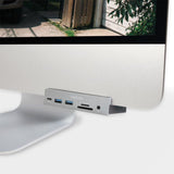 LogiLink USB 3.2 Gen 1x1 USB-C 7-in-1 Multifunktions-Hub zum Klemmen kompatibel mit MacOS