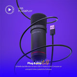 ENDORFY Solum USB Mikrofon Schwarz mit Anti Shock Montage und Gelenkarm