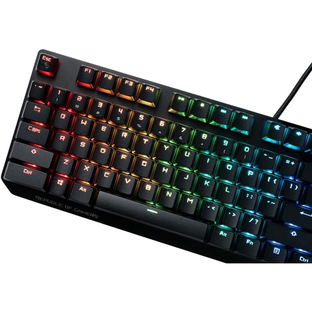 ASUS ROG PBT Doubleshot Keycap Set PBT Tastenkappen QWERTY