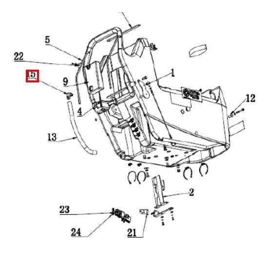 Nilfisk Original 30010088 90 Degree Bent Joint Verbindung