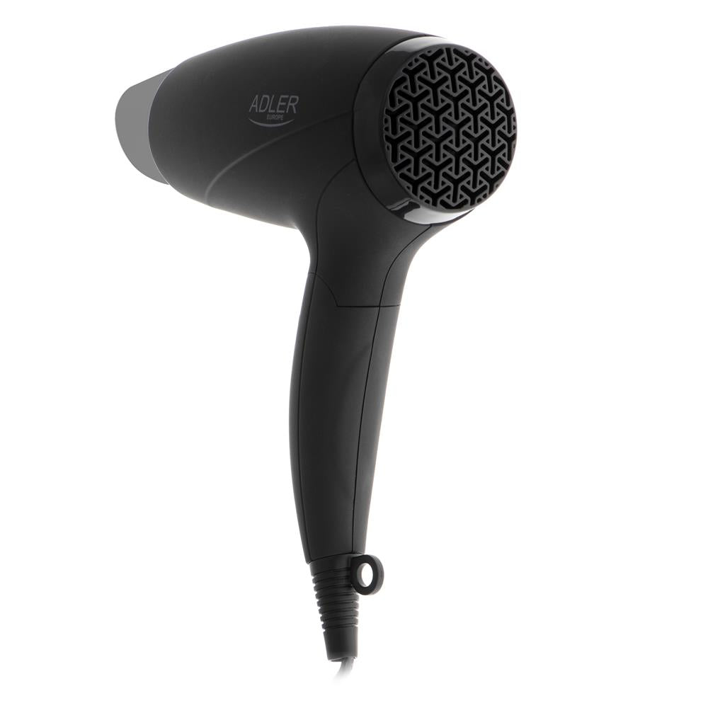 Adler AD 2266 Haartrockner 1200W zusammenklappbar 2 Temperatureinstellungen schwarz