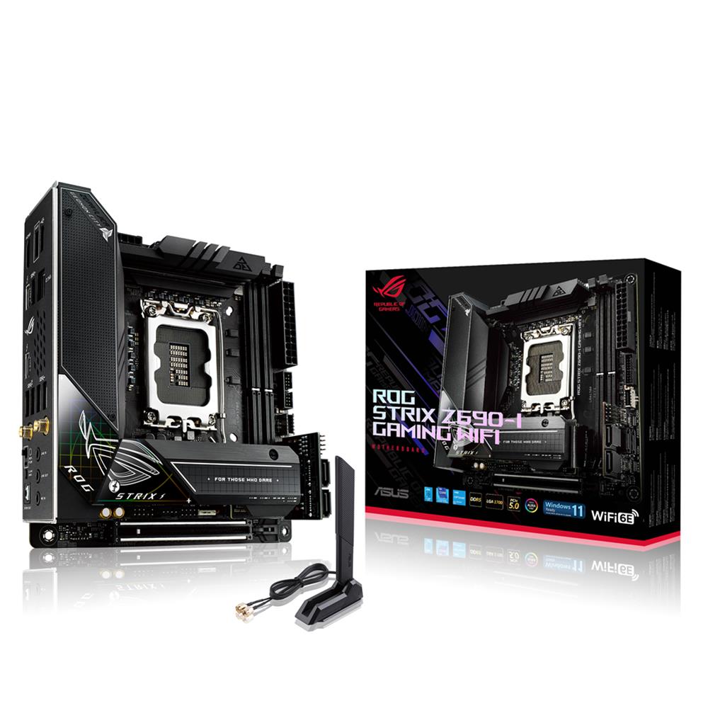 Asus ROG STRIX Z690-I GAMING WIFI Mainboard Sockel Intel LGA 1700 Mini-ITX DDR5