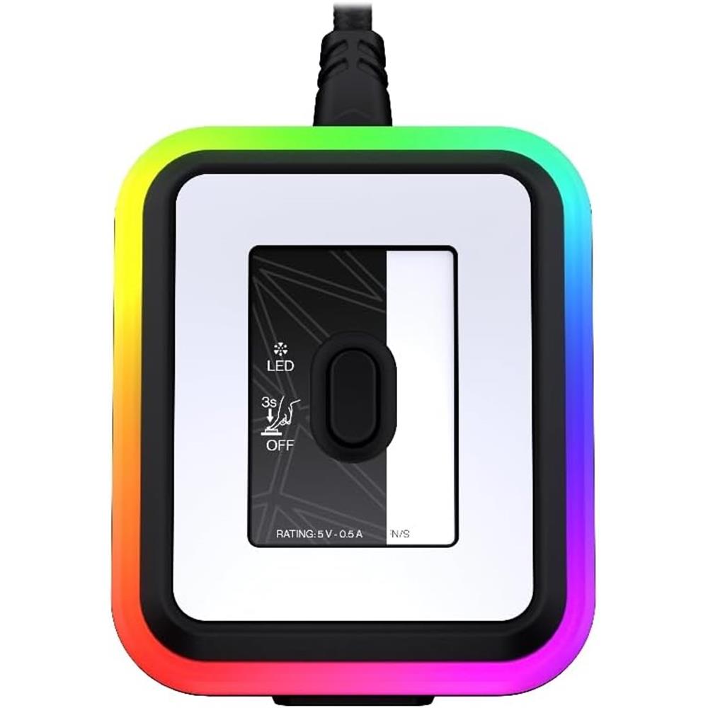 ENDORFY Maus Ladestation Mouse Dock Kompatibel LIV Wireless Gaming Maus, RGB, Schwarz