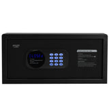 Adler AD 1045 Tresor 14 L, Möbeltresor mit Zahlencode, elektronischem Schloss, Notschlüssel, Alarmfunktion, Dokumententresor für Zuhause Hotel Büro, Schwarz