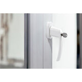 Olympia FGS 100 Fenstergriff mit Schloss Silber Sicherheitsgriff