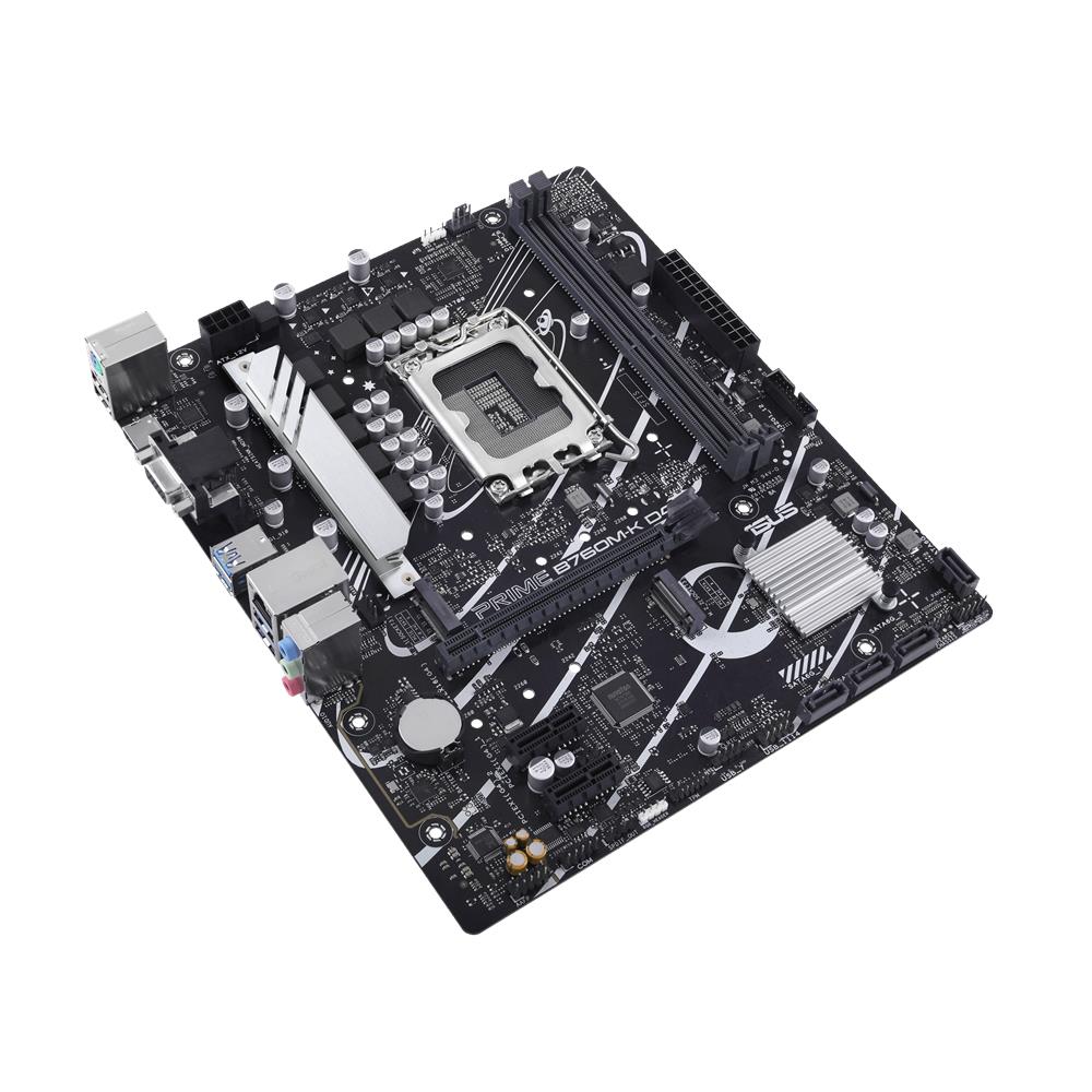 ASUS PRIME B760M-K D4 Gaming Mainboard Sockel Intel LGA 1700 mATX DDR4 PCIe 4.0 M.2 Aura Sync