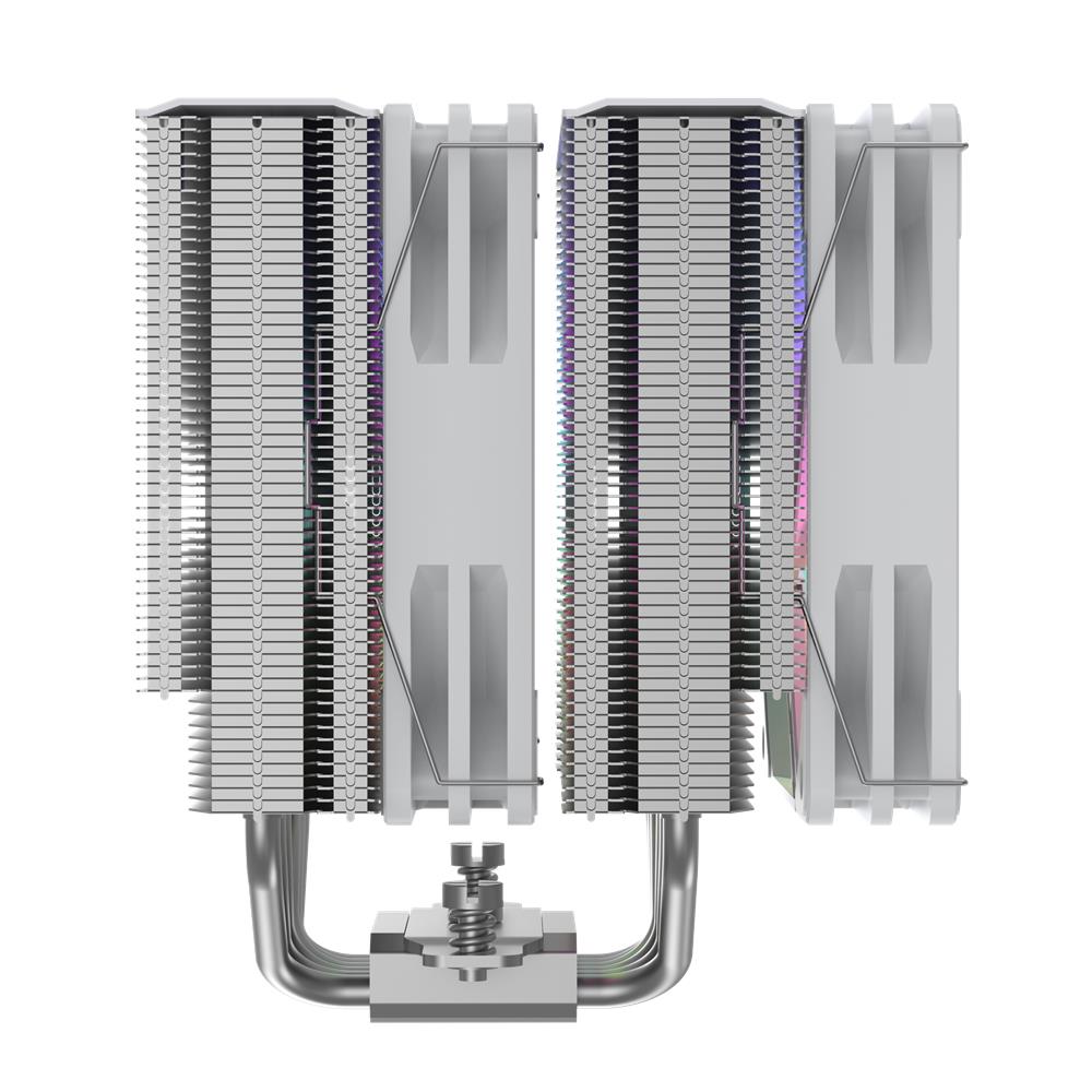 Silentware Titan White – CPU-Luftkühler, Dual-Tower, A-RGB, 265W TDP