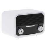 Adler AD 1185 Bluetooth Radio UKW 50 Senderspeicher SD USB MP3 Akku Modernes Design Küchenradio weiß