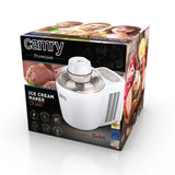 Camry CR 4481 Mini Eismaschine Sorbet Frozen Yoghurt weiß