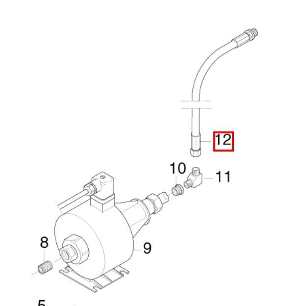 Nilfisk Original 101405641 HD-Schlauch 8200mm DN6