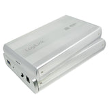 LogiLink Festplattengehäuse 3,5", SATA, USB 3.0, Alu, silber