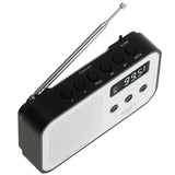 Adler AD 1907 PLL AM/FM-Digitalradio modernes Radio USB C Wecker weiß schwarz
