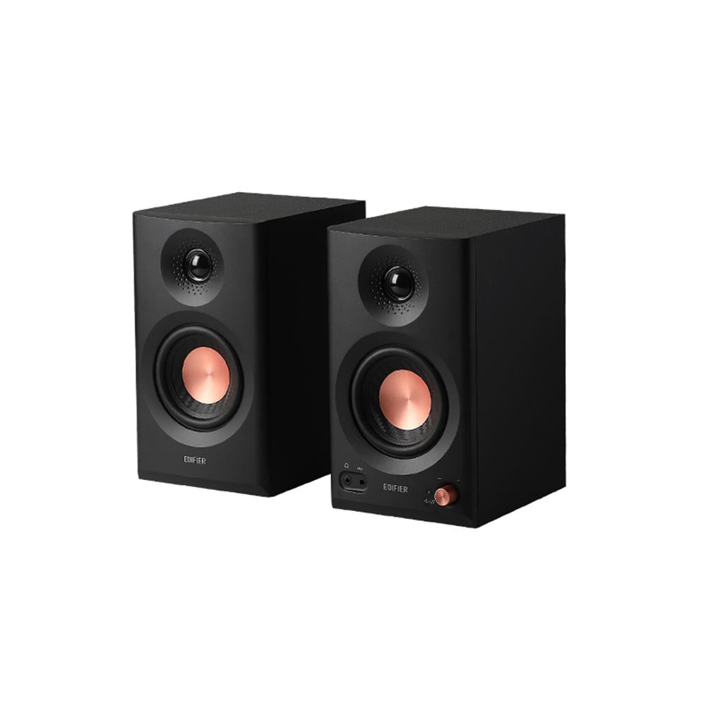 Edifier MR3 Bluetooth kompakte 2.0 Studiomonitore (36 Watt), Schwarz