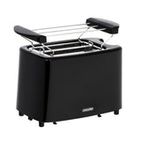 Mesko MS3220 2-Scheiben-Toaster Schwarz Brötchenaufsatz Bräunungsregler 900 Watt