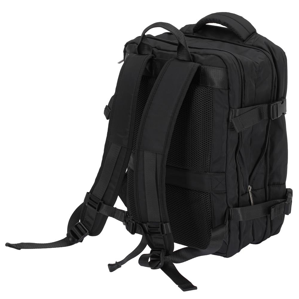Camry CR 6881b Business Rucksack 24 L erweiterbar, Handgepäck Rucksack 40x20x30 cm, Laptoprucksack bis 15,6 Zoll, RFID, USB, YKK-Reißverschlüsse, wasserabweisend, schwarz