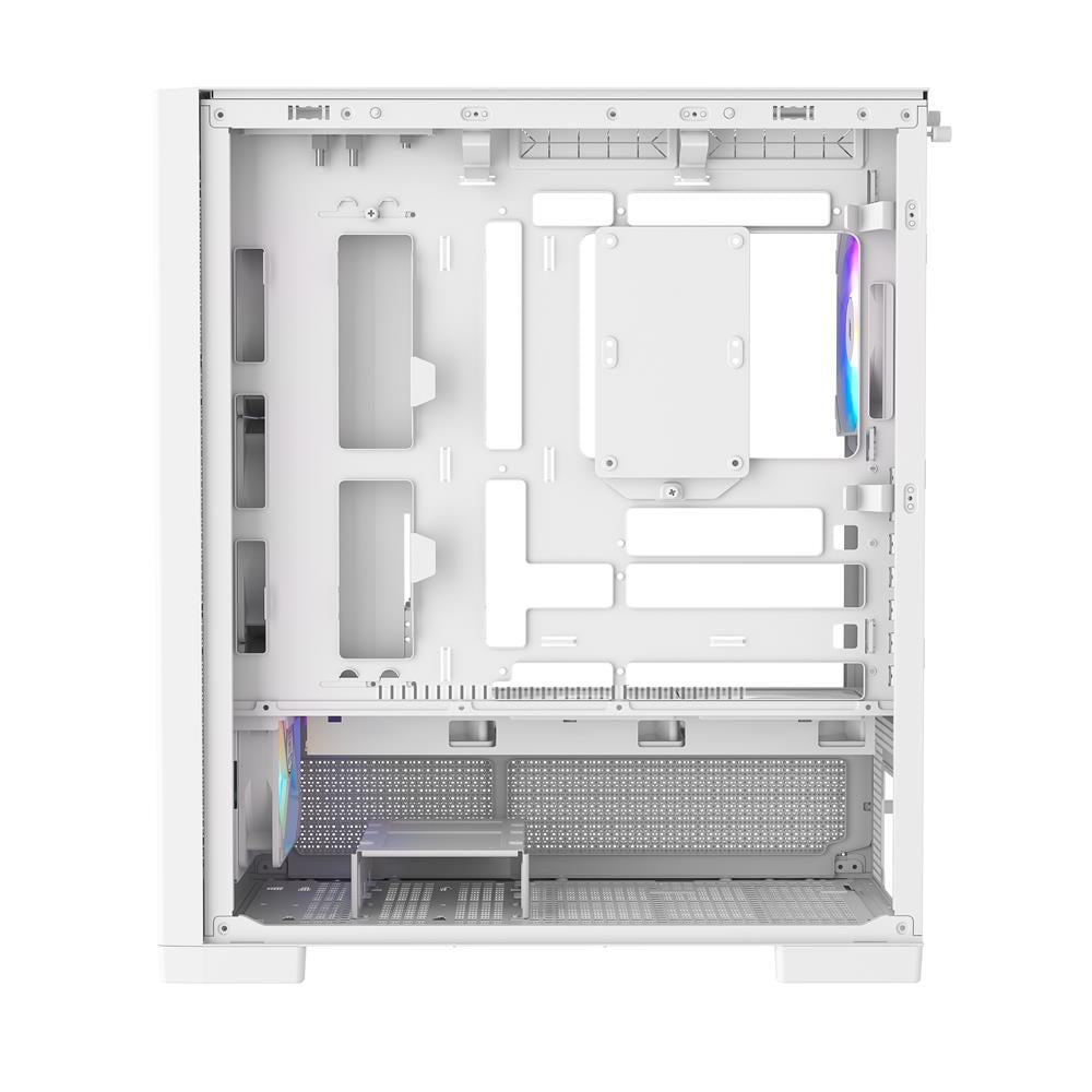 Silentware Air 2000 A-RGB White – Midi Tower mit Glas-Seitenfenster & 7 RGB-Lüftern für maximalen Airflow