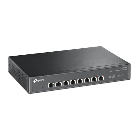 TP-Link TL-SX1008 8-Port 10G Multi-Gigabit Switch – Desktop/Rackmount, 160 Gbps, leiser Lüfter