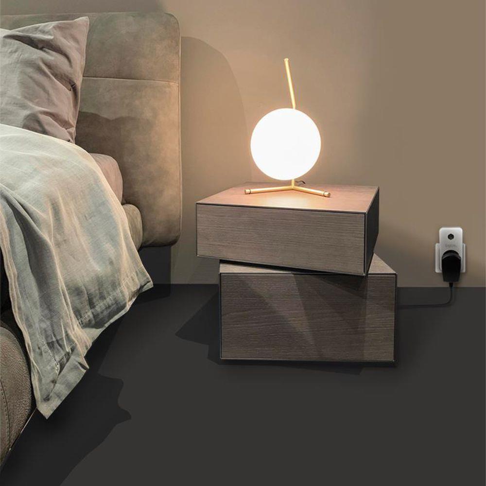 LogiLink Steckdosenadapter mit Dämmerungssensor, 1x Schutzkontaktbuchse, Weiß