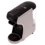 Camry CR 4414bm Multi-Kapsel-Espressomaschine, 19 bar Kaffeemaschine für Kapseln, Pads und gemahlenen Kaffee, kompakt fürs Büro und Zuhause, Mocca/Schwarz