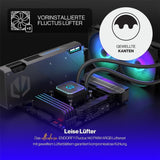 ENDORFY Navis F280 ARGB AiO-Wasserkühlung, Beleuchtet, 280mm Radiator, PWM-Pumpe | EY3B005