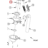 Nilfisk Original 56114327 Dichtung Luftkanal Ersatzteil