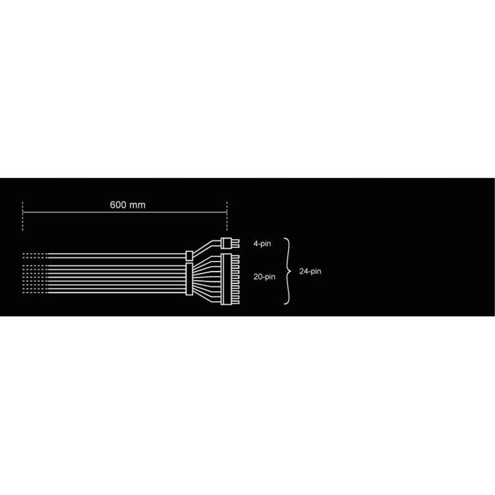 be quiet! Power Cable CB-6620 20+4-Pin Kabel Mainboard schwarz