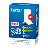 FRITZ!Box 6825 4G - WLAN-Router für Mobilfunk über 4G und 3G bis 300 MBit/s, Wi-Fi 6