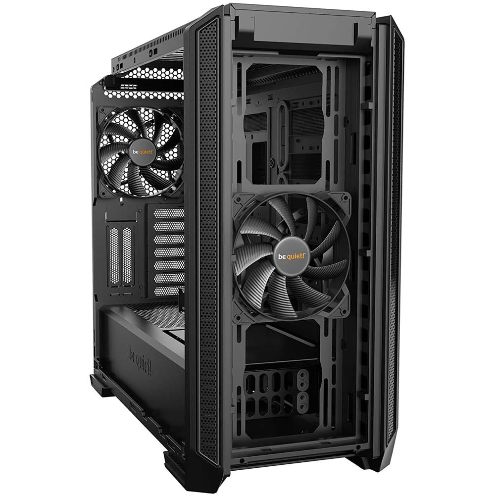 be quiet! Silent Base 601 Black PC-Gehäuse, 2x Pure Wings 2 140mm Lüfter, bis 360mm Radiator