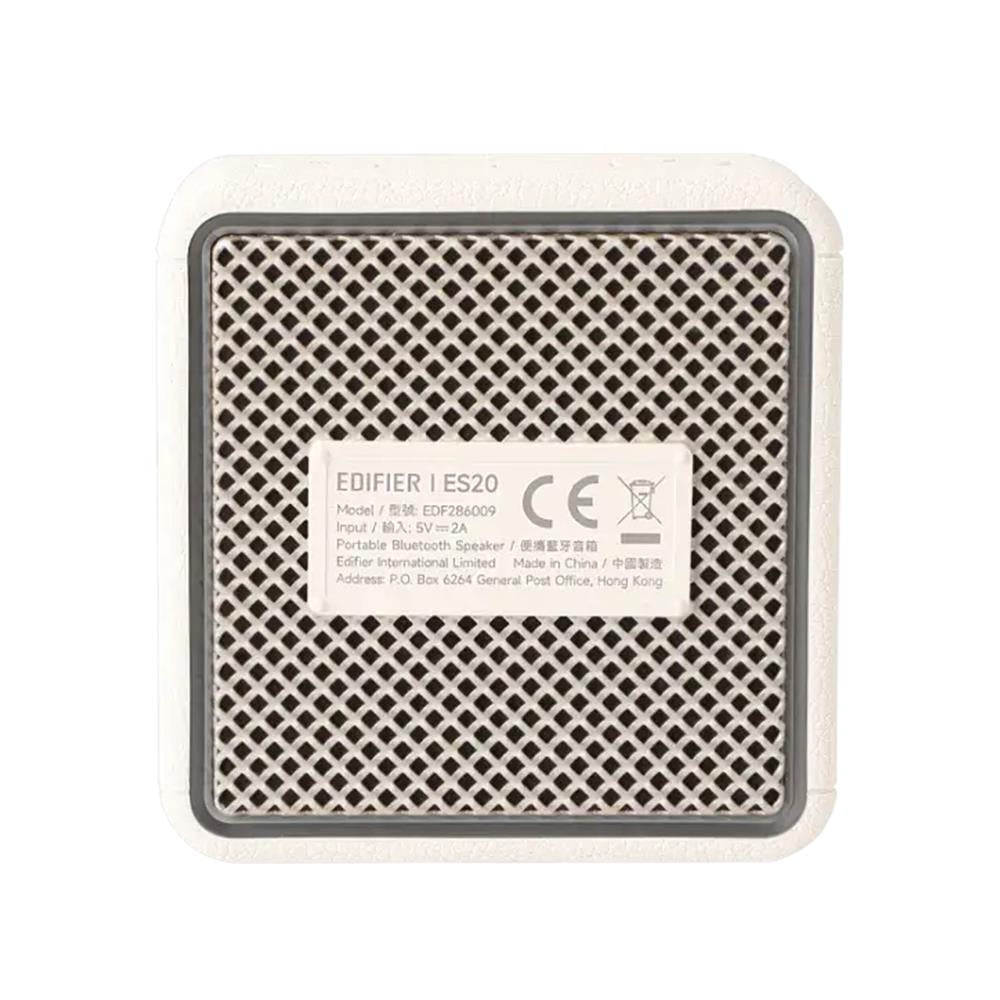 Edifier ES20 Bluetooth Lautsprecher, Creme - RGB-Ambientebeleuchtung, bis zu 15h Akku, wasserdicht IP67