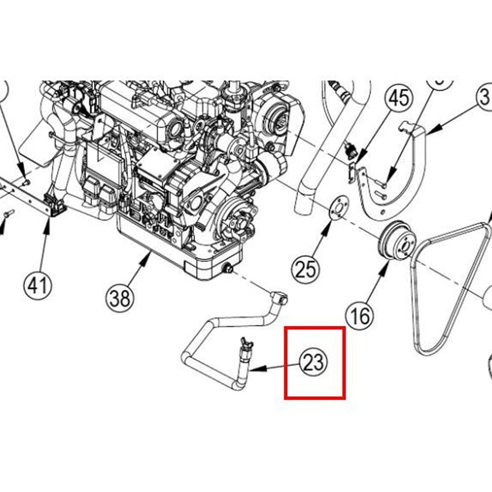 Nilfisk Original 56510200 Ferngesteuerte Ölablass-Assy Ersatzteil