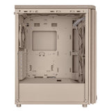 ASUS ProArt PA401 Wood Edition Beige ATX PC Gehäuse mit Mesh Panel und 160 mm Lüftern